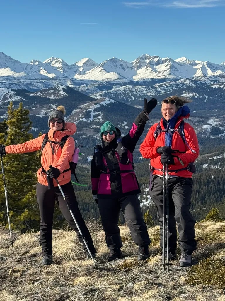 Iconic Canadian Rockies with snow, but also act   as storage units for summer water