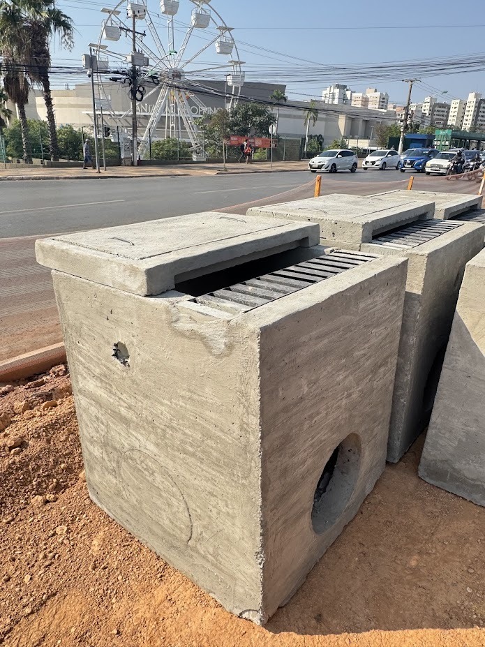 Caixa pre moldada de Concreto