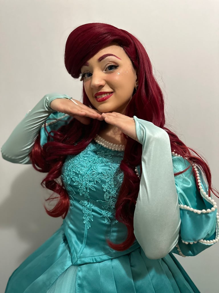 Personaggio cosplay principessa