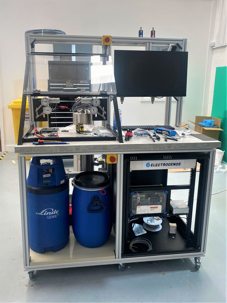 5kW alkaline electrolyser test station
