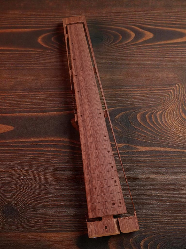 Touche Guitare 25.5" - Radius 14" - Bubinga