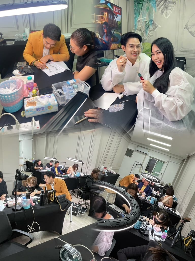 Saranya Sriudom tijdens PMU praktijktraining