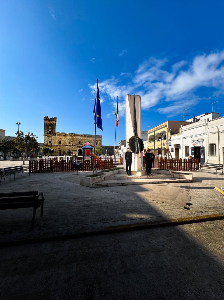 monumento ai caduti a monteparano 25 aprile 2025