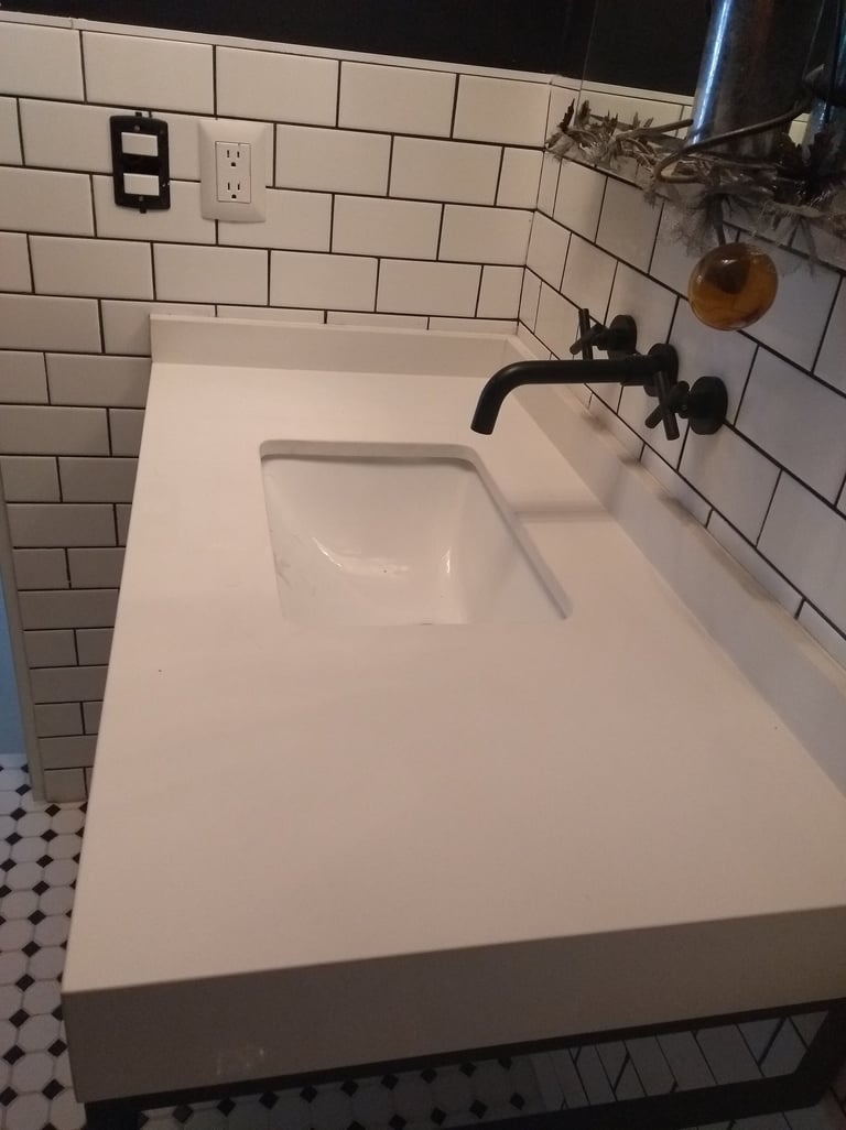 Cubierta para lavamanos