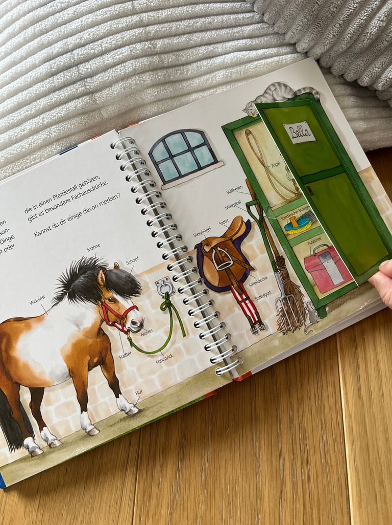 Blick in das Buch wieso, weshalb, warum junior - Das Pony