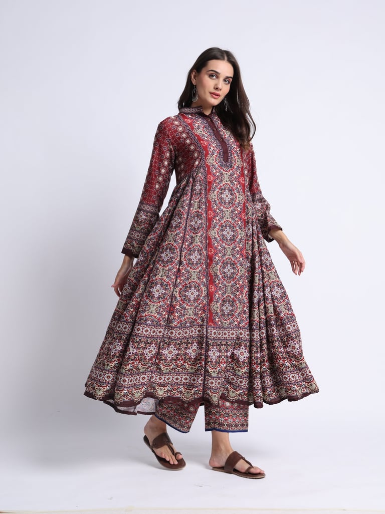 Utsav  anarkali women co ord set collection