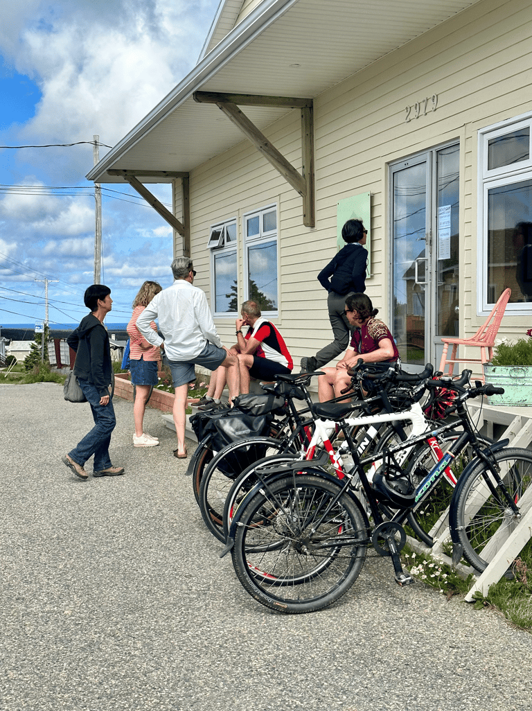 Lodging for cyclists in the Magdalen Islands