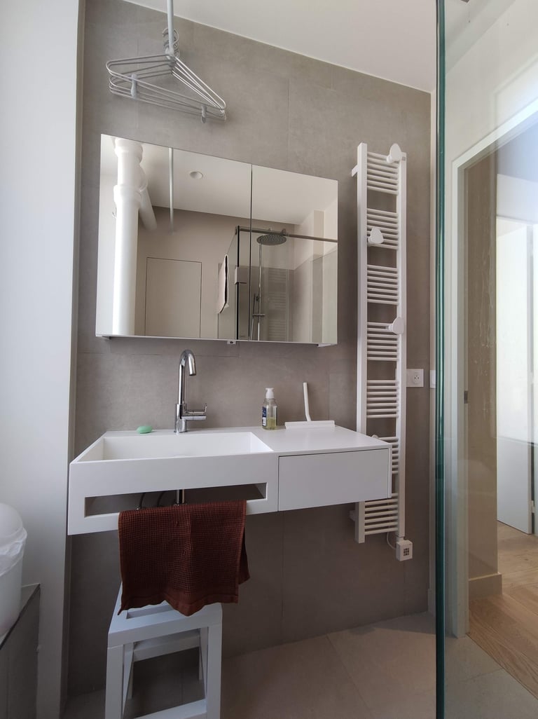 projet bouloi de carmela iannibelli architecte, salle de bain