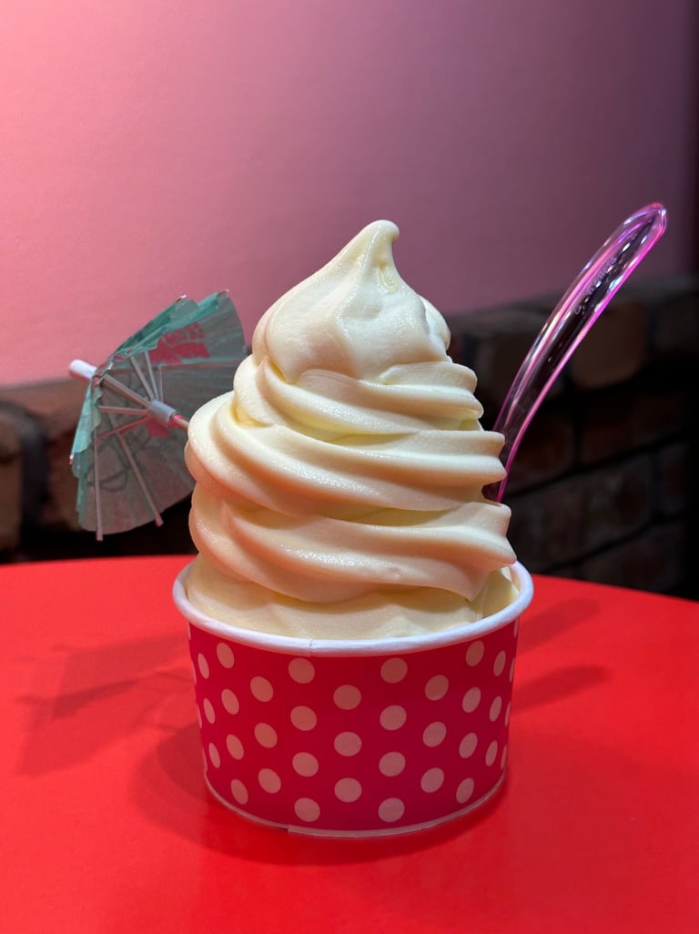 pineapple dole whip koloa mill coffee & ice cream