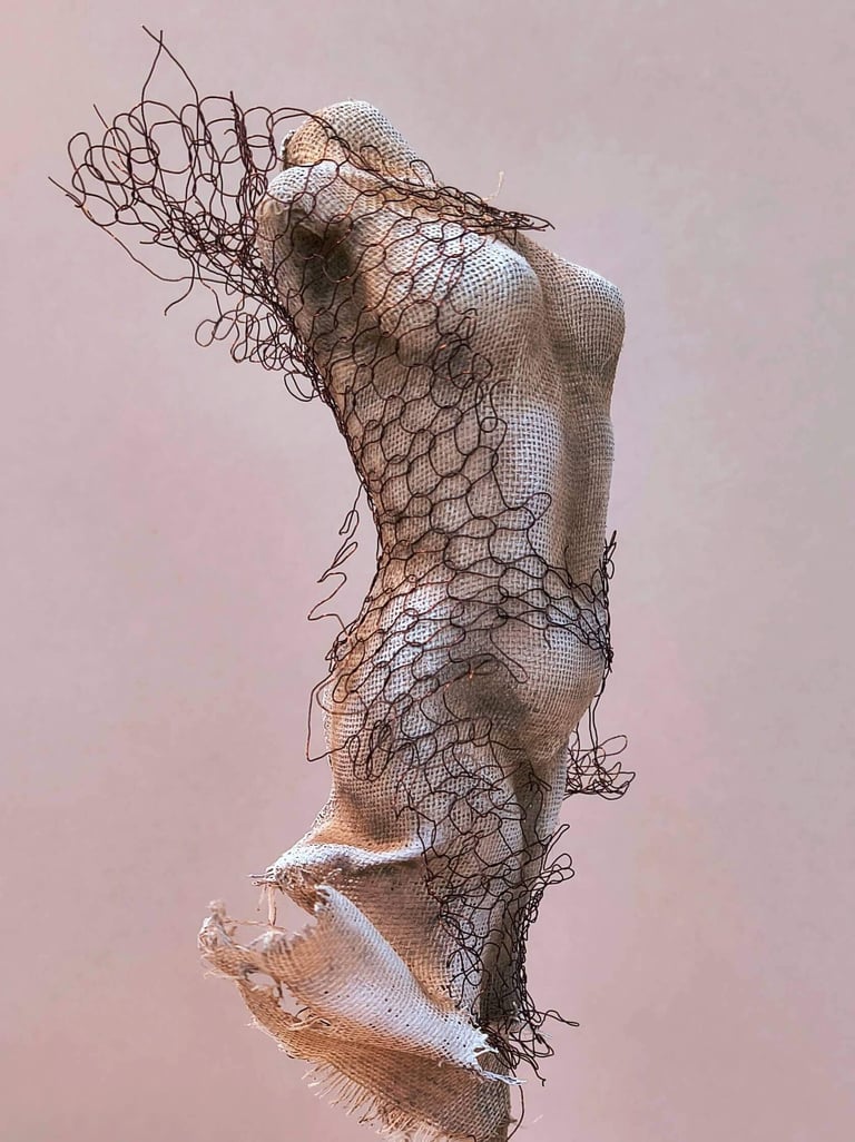 A clickable link leading to a page with information about the sculpture 'But What Did I Miss?'