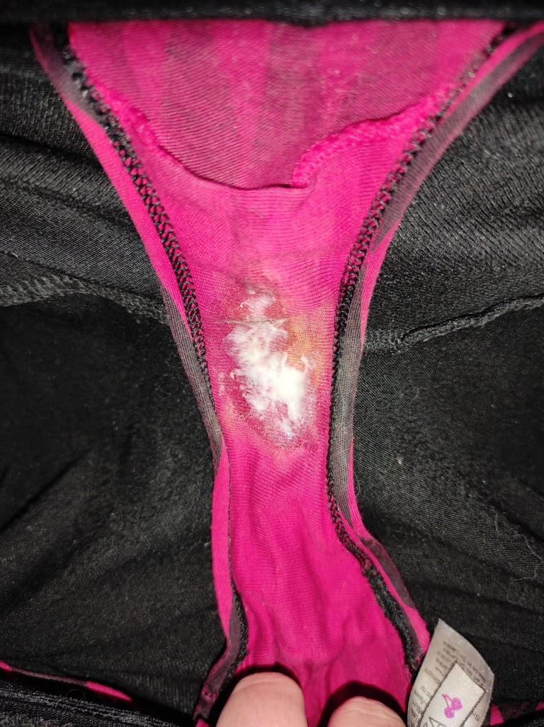 Discharge in pink pants