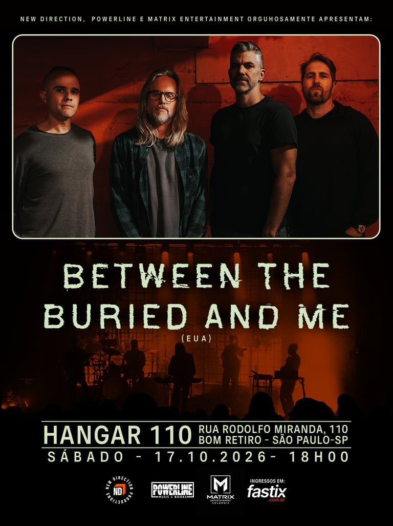 Between the Buried and Me volta a São Paulo em outubro com show do álbum The Blue Nowhere