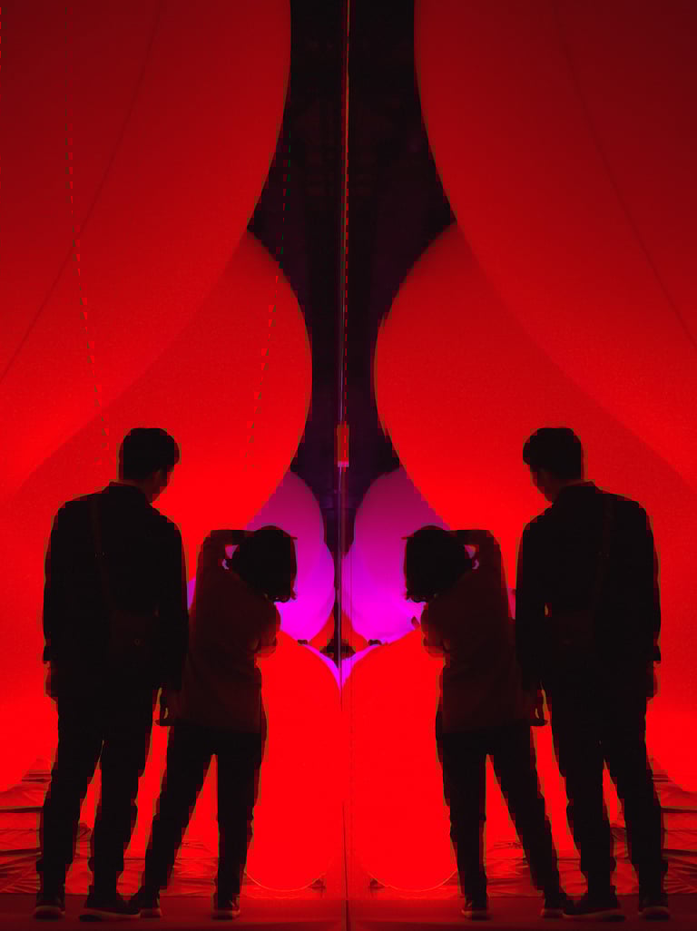 "Borderless Reflection 2" - Team Lab Borderless Installation in Odaiba, Japan
