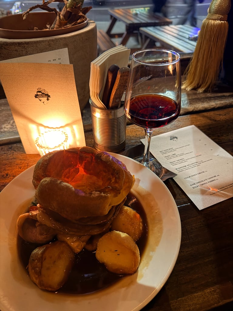 Lamb Sunday Roast from The Old Queens Head, London, UK