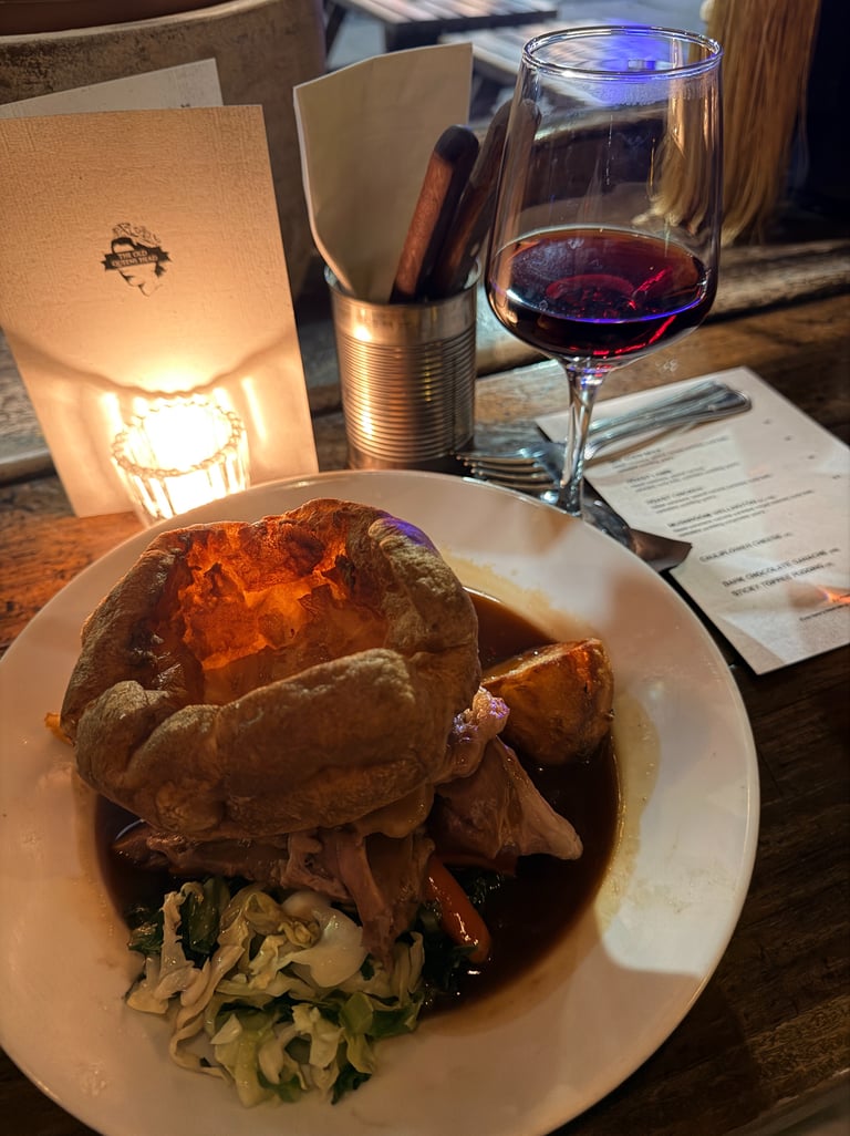 Lamb Sunday Roast from The Old Queens Head, London, UK