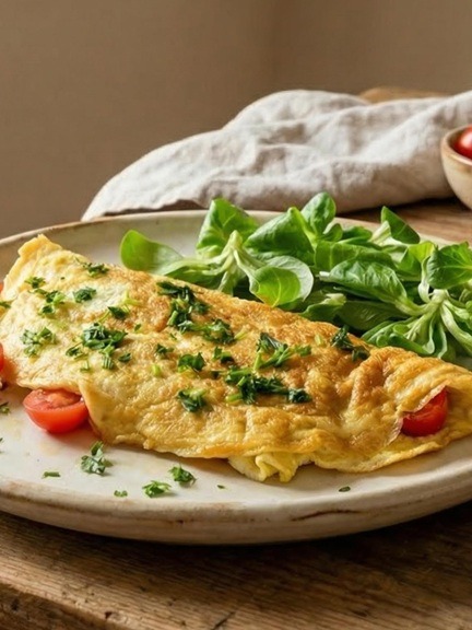 Breakfast Recipes | Savory omelette
