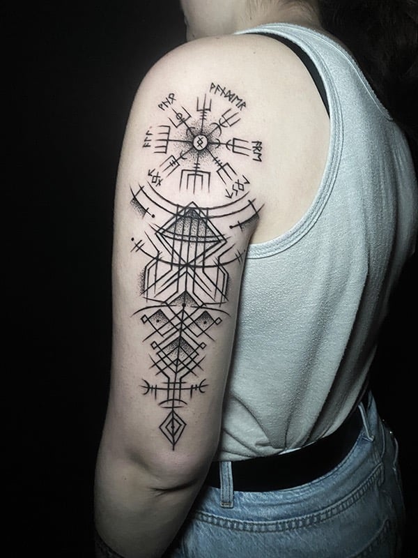 Tatouage d'un Sigil viking