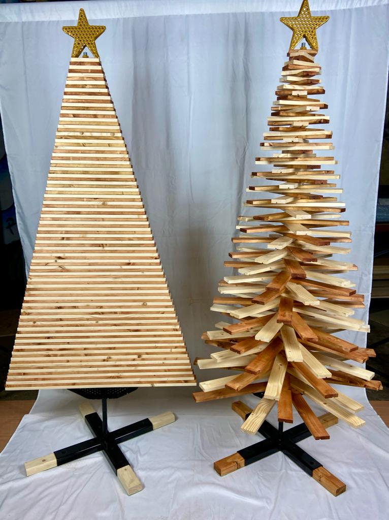 Sapin de Noel en bois 1