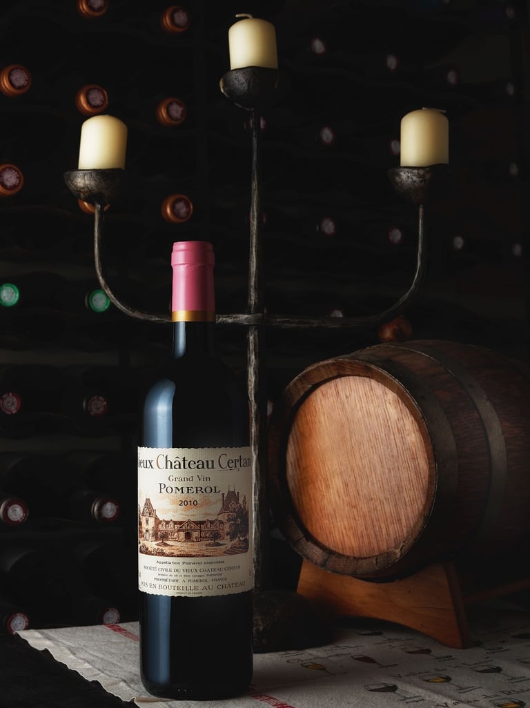 Grand vin Pomerol Vieux Château Certan 2010-thierry le moel photographe