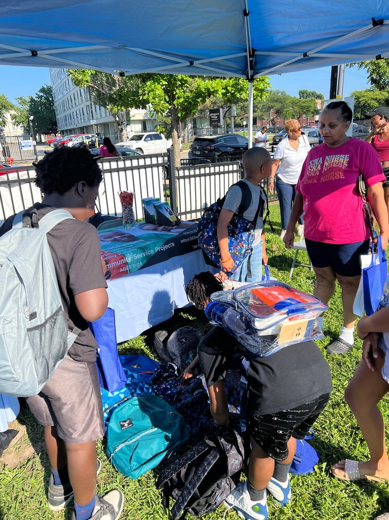 365WeThrive NFP is passionate about youth and community development and distributed 250 care package