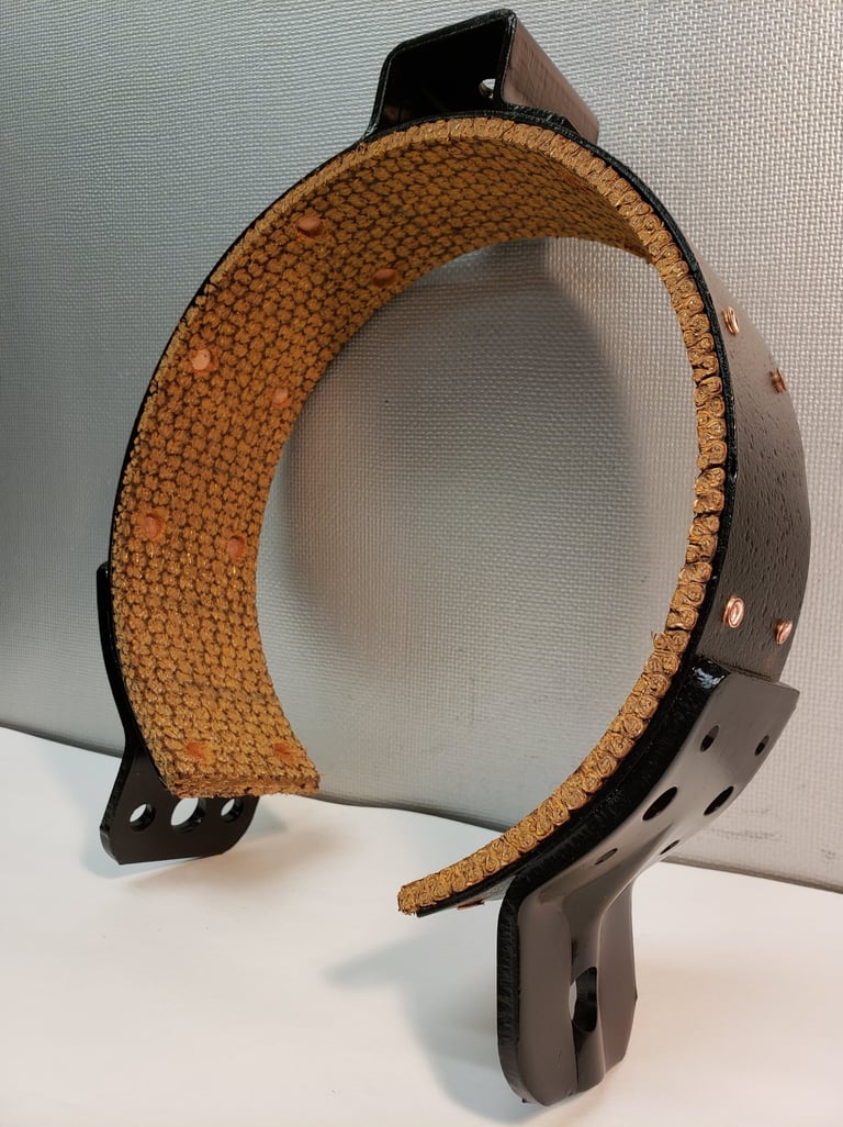 1936 Desoto relined emergency brake band