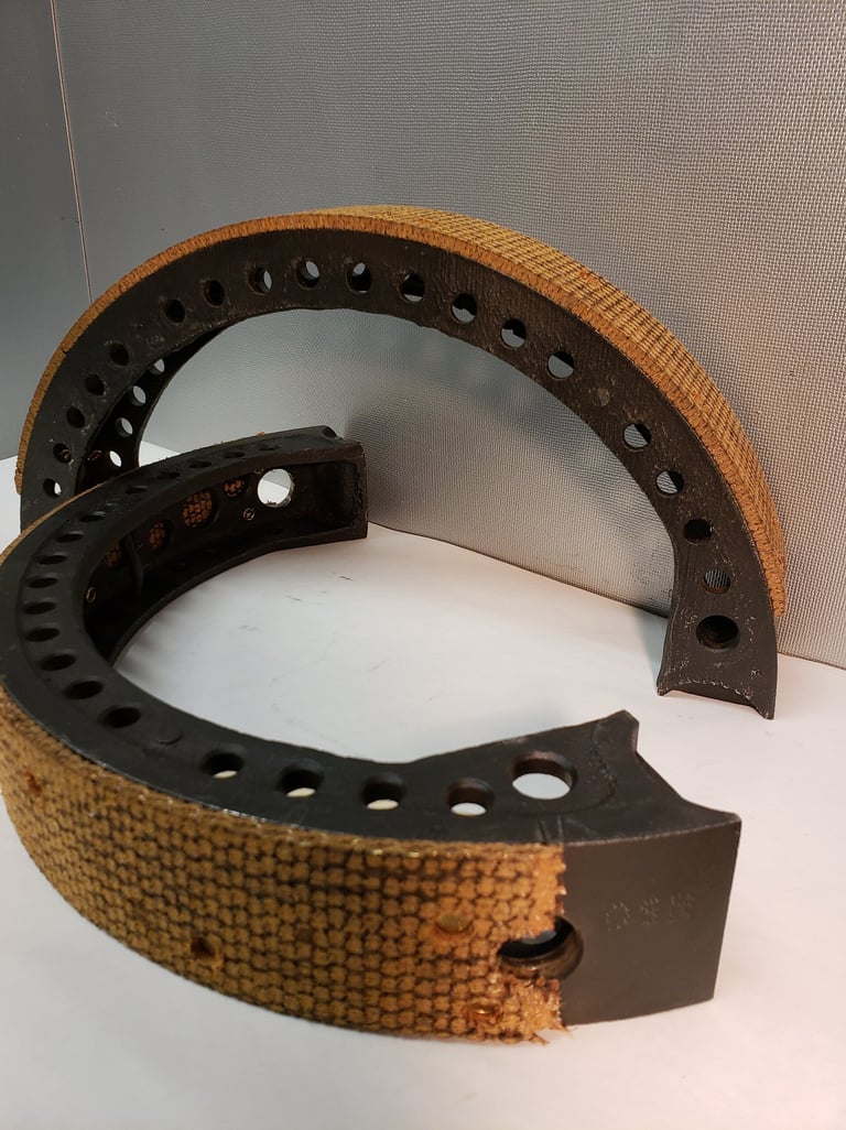 relined brake shoes 1907 Itala