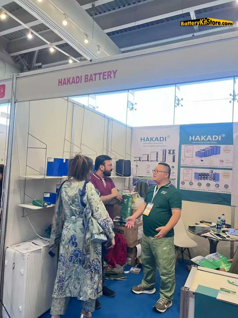 business negotiation at the expo in Pakistan