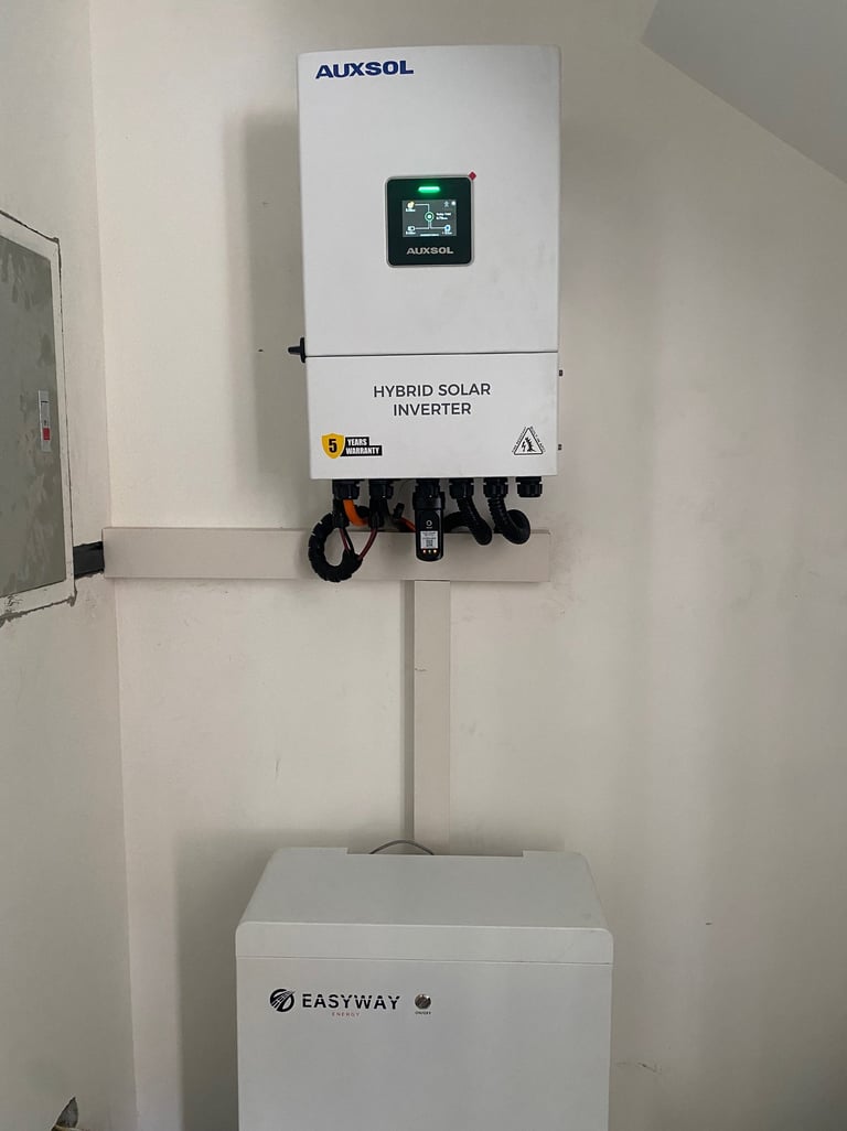 khu vực kỹ thuật điện đi dây gọn gàng, bảo vệ dây không bị chuột cắn, oxy hóa