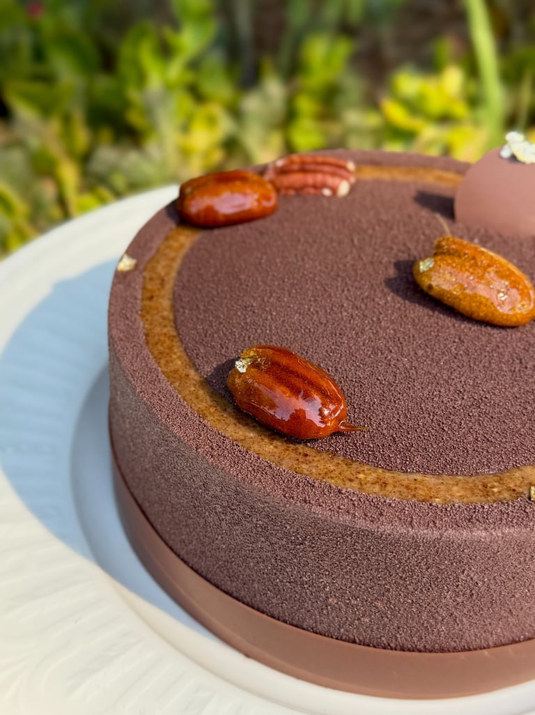 Entremets pécan chocolat - fragment