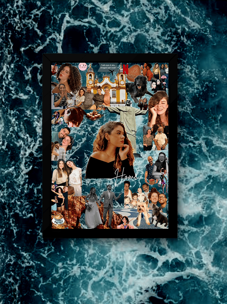 a picture of a woman in a picture frame