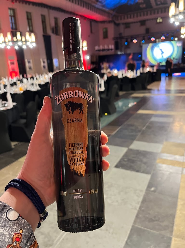 Vodka served with dinner