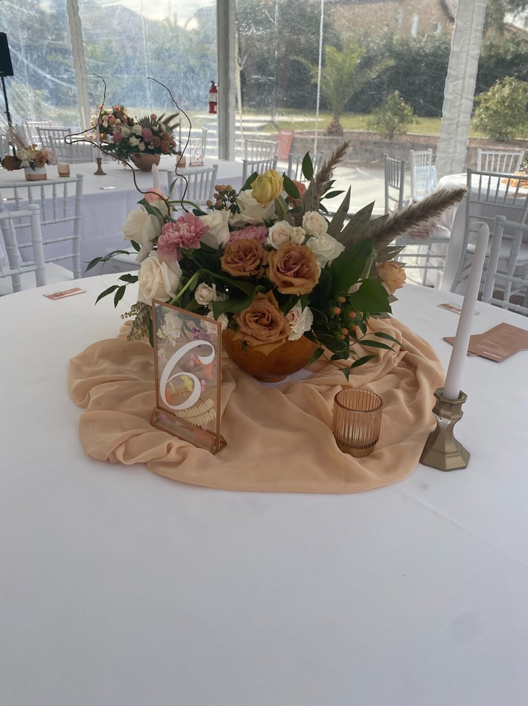Dusty Romantic Boho Centerpiece