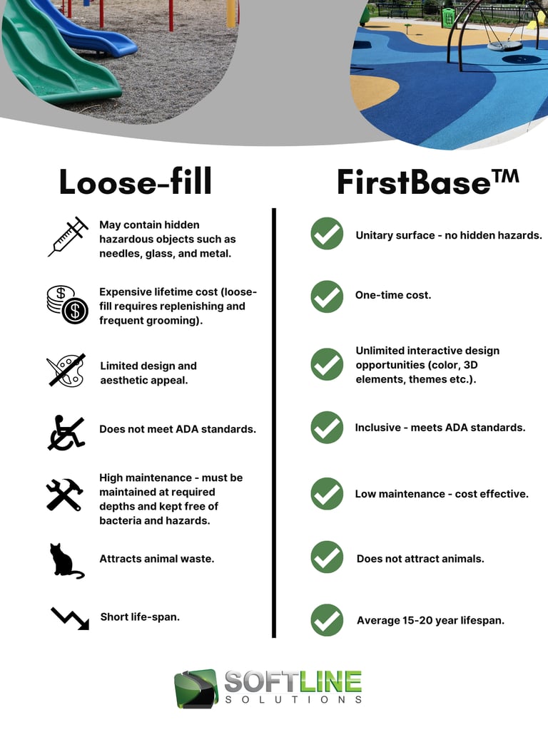 Loosefill Vs Unitary Surfacing Comparison