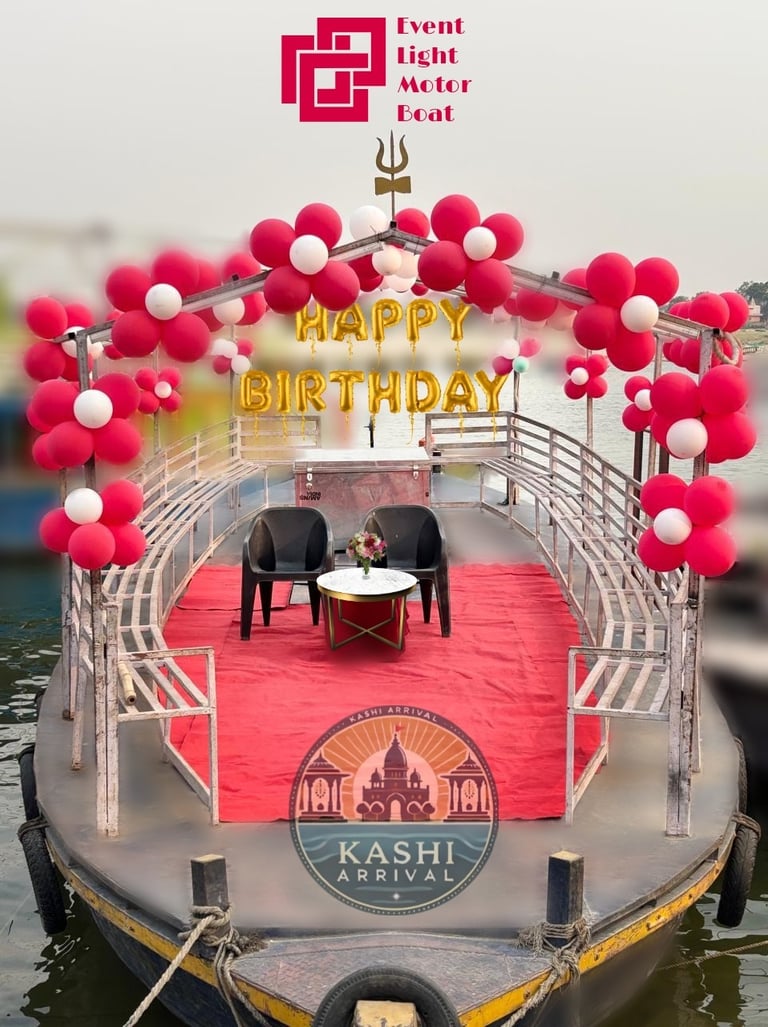 Surprise Decorated Event Boat Booking for Birthday Party and Other Special Occasion