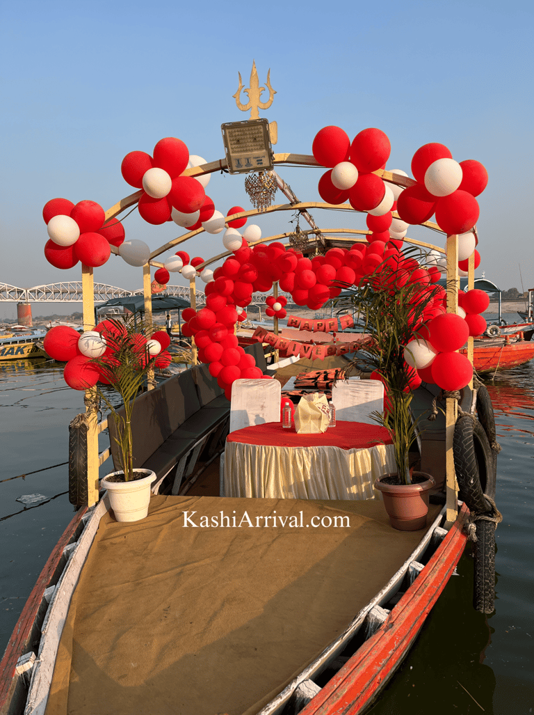 Surprise Decorated Event Boat Booking for Marriage Anniversary and Other Special Occasion