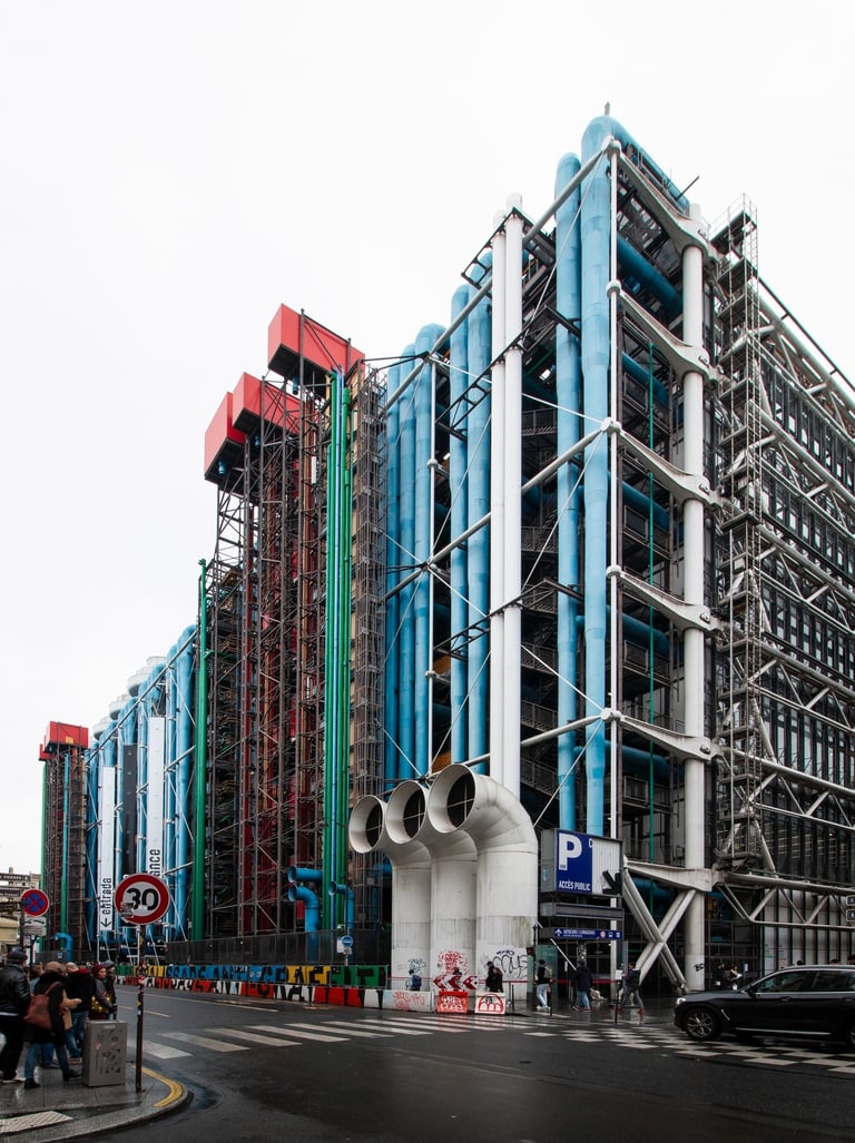 Centre Georges Pompidou, Renzo Piano Building Workshop
