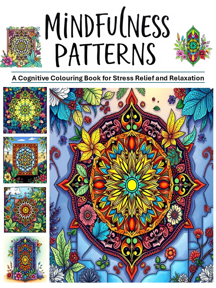 Mindfulness Patterns Colouring Book cover