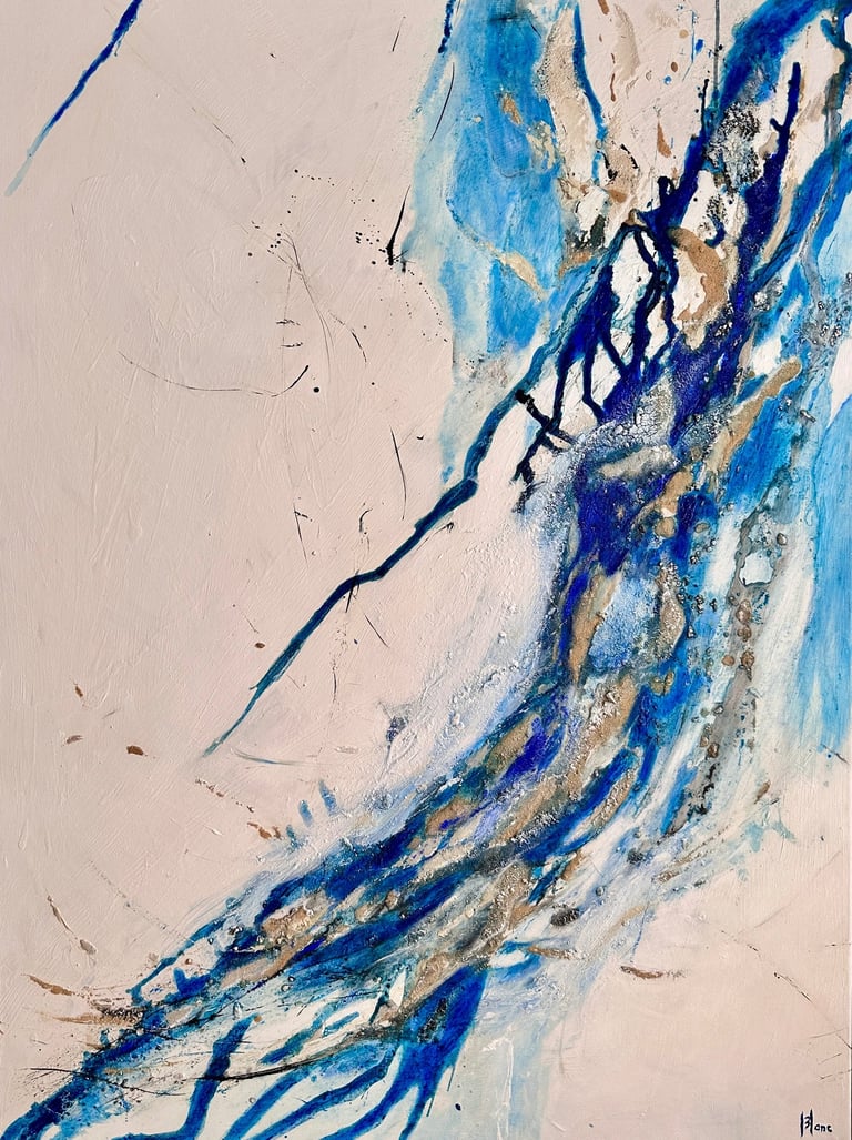 Caroline blanc artiste peintre Drôme Crest Lyon Paris France