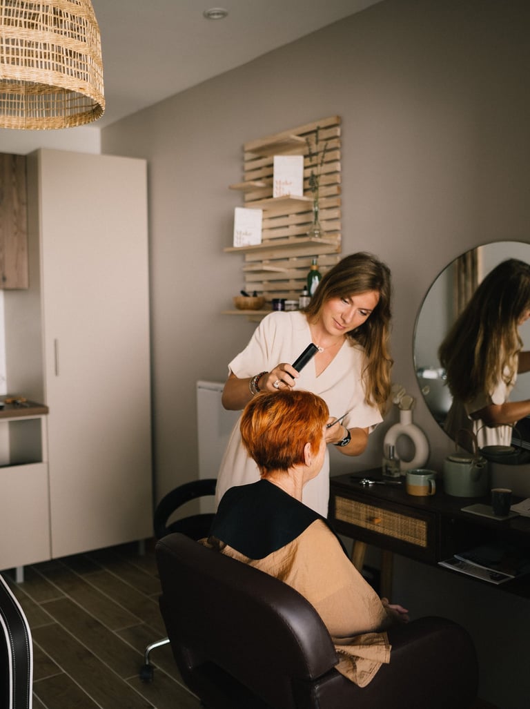 salon de coiffure végétal