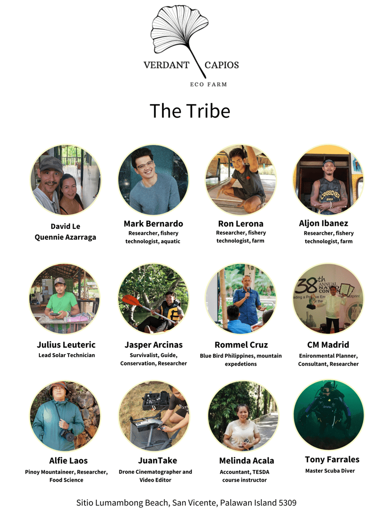 our dedicated team for a sustainable glamping resort