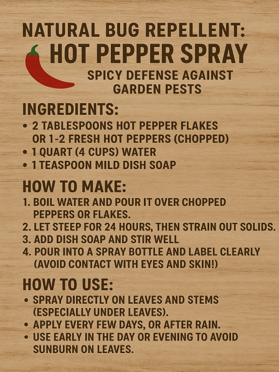 spicy defense against pests