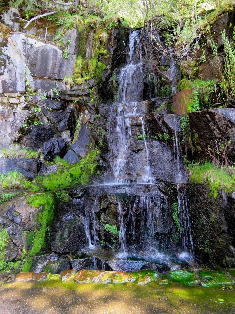 Cascade, waterfall, Rainier