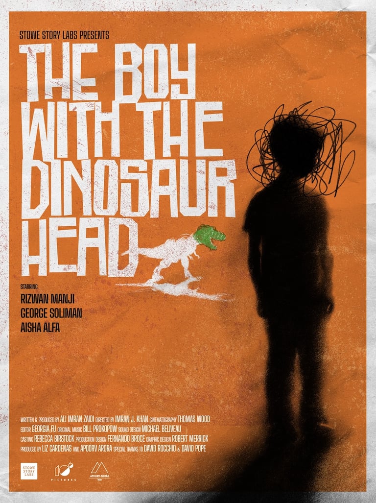 The Boy with the Dinosaur Head - Poster