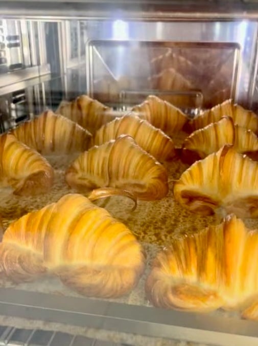 Croissants au four