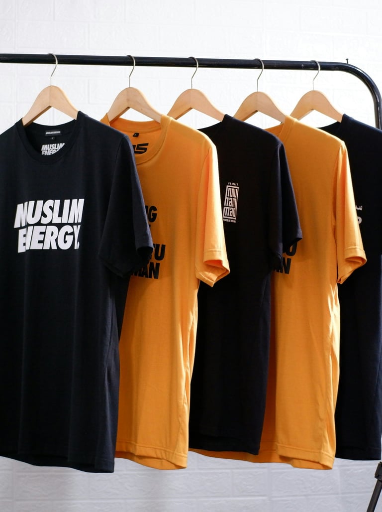 Various printed t-shirts