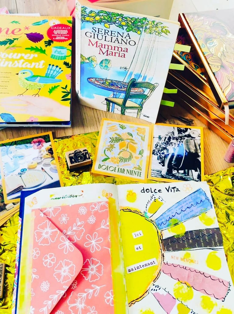 Atelier bibliothérapie créatif bien-être art-thérapie caen