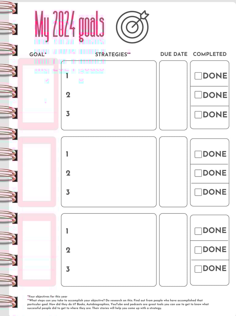 Nerdy Chistian Girl planner perfectly designed to help you plan and stay organized.