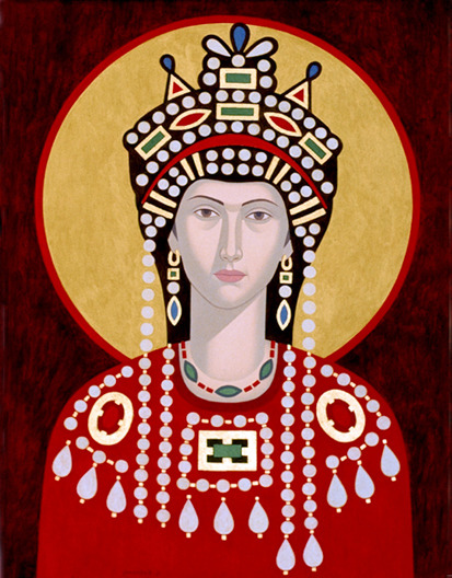Byzantine Queen- 1993 Oil in Canvas
