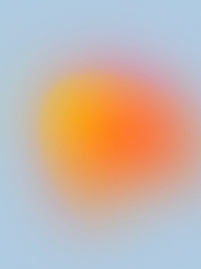 effet blur blue mind peace