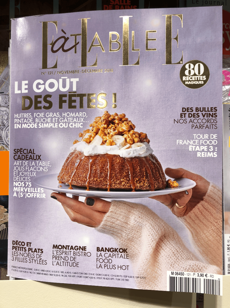 Article ELLE à table